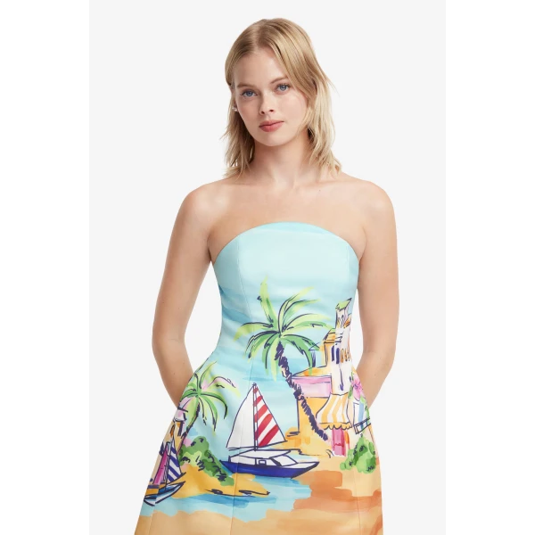 Leo Lin Zaria Bustier Mini Dress - Leo Lin Dress - Australian Luxury Fashion - Shop at Coveti