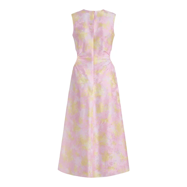 Markarian Carmen Floral Satin Dress, view 5