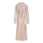 Markarian Clooney Laminated Lace Trench Coat - Coats - New York Luxury Occasion Wear at Coveti
