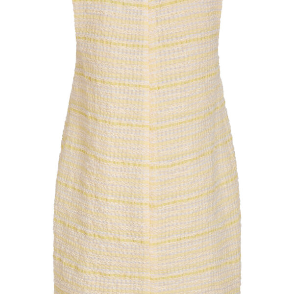 Markarian Daisy Lemon Textured Stripe Mini Dress - Dresses - New York Luxury Occasion Wear at Coveti