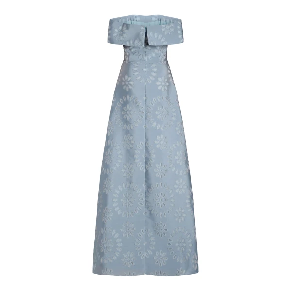 Markarian Ella Floral Burnout Gown, view 5