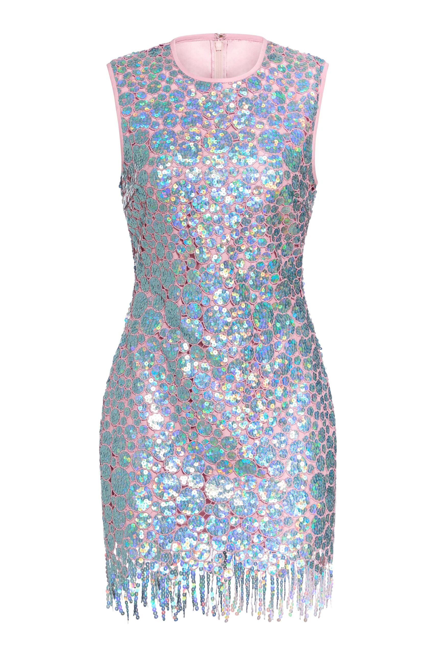 Markarian Galaxie Blue Iridescent Paillette Mini Dress - Dresses - New York Luxury Occasion Wear at Coveti Markarian Galaxie Blue Iridescent Paillette Mini Dress - Dresses - New York Luxury Occasion Wear at Coveti
