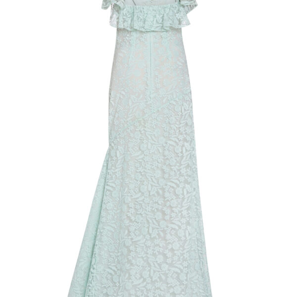 Markarian Katharina Seafoam Lace Gown - Dresses - New York Luxury Occasion Wear at Coveti