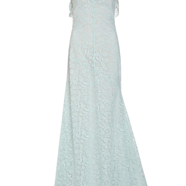 Markarian Katharina Seafoam Lace Gown - Dresses - New York Luxury Occasion Wear at Coveti