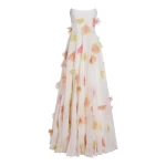 Markarian Laila Floral Beaded Organza Strapless Gown - Dresses - New York Luxury Occasion Wear at Coveti