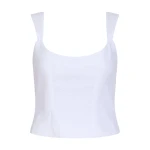 Markarian Maisie Cotton Eyelet Corset Top - Tops - New York Luxury Occasion Wear at Coveti