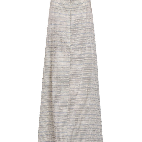 Markarian Narcissus Cornflower Textured Stripe Gown - Dresses - New York Luxury Occasion Wear at Coveti