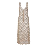 Markarian Odette Beaded Seashell Mesh Sleeveless Midi Dress - Dresses - New York Luxury Occasion Wear at Coveti