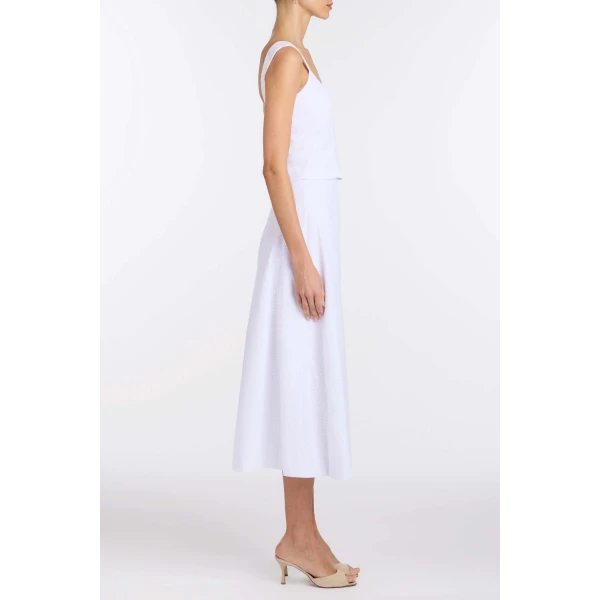 Markarian Pia Floral Eyelet Skirt, view 3