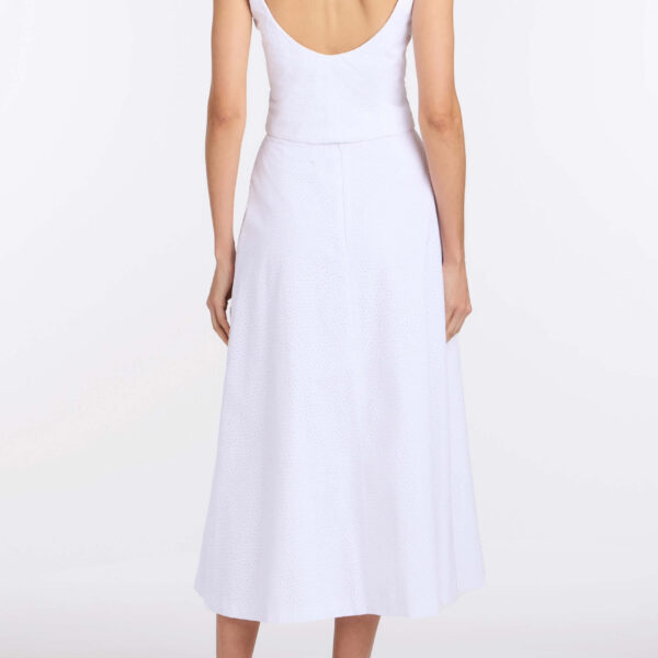 Markarian Pia Floral Eyelet Skirt - Skirts - New York Luxury Occasion Wear at Coveti