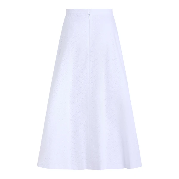 Markarian Pia Floral Eyelet Skirt, view 5