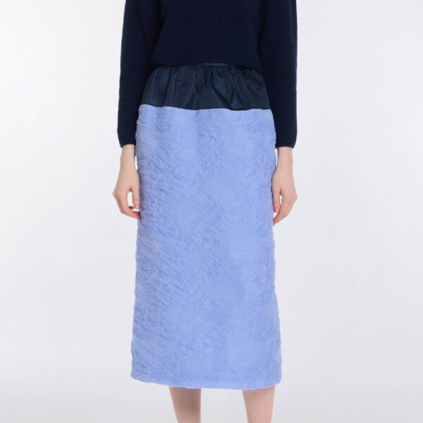 Markarian Romy Navy Floral Patch Cashmere Sweater - Knitwear - New York Luxury Occasion Wear at Coveti