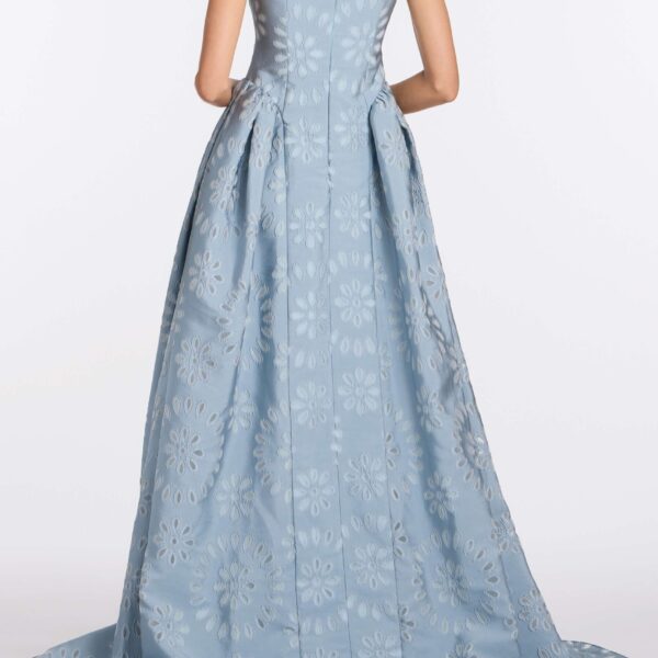 Markarian Rosebay Floral Organza Burnout Gown - Dresses - New York Luxury Occasion Wear at Coveti