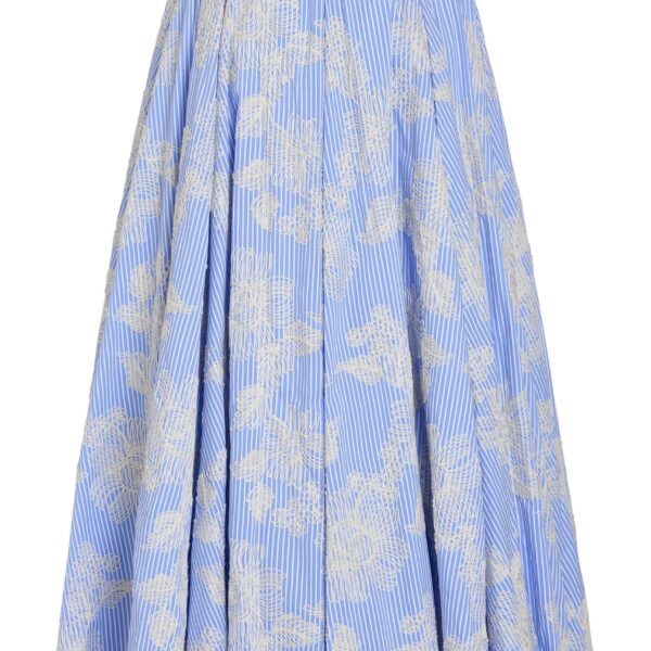 Markarian Soleil Floral Embroidered Midi Skirt - Skirts - New York Luxury Occasion Wear at Coveti