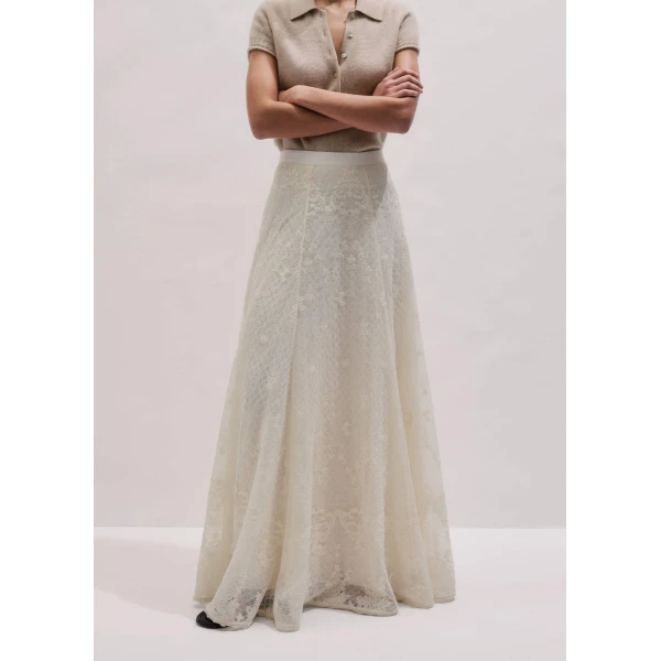 Me and Em A-Line Maxi Skirt
Embroidered Tulle Skirt, view 3