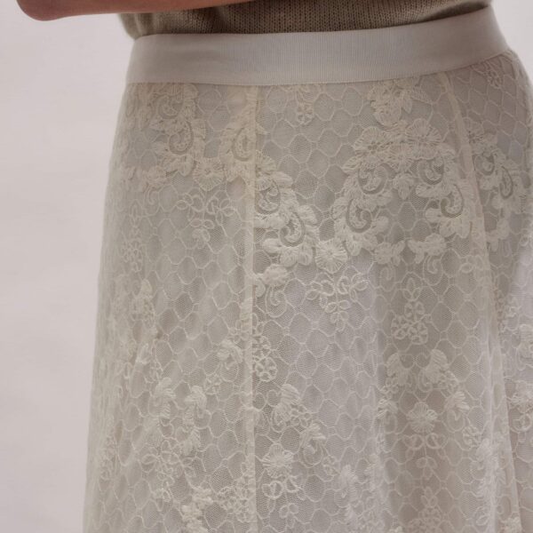 Embroidered Tulle – luxury British White in Me and Em exclusively at Coveti