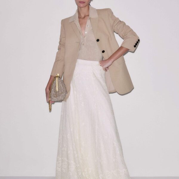 Embroidered Tulle – luxury British White in Me and Em exclusively at Coveti