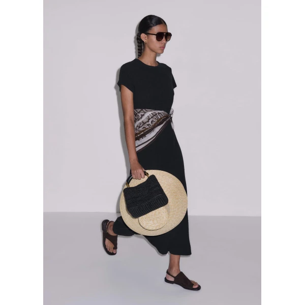 Me and Em A-Line Maxi Tee Dress
Bouclé Jersey Dress, view 4