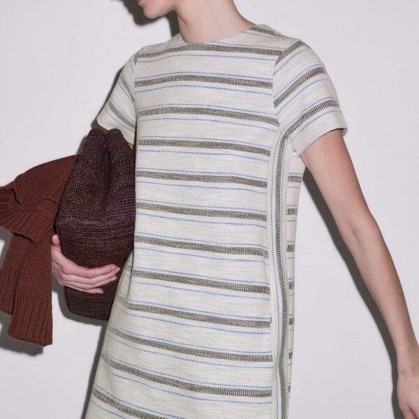 Textured Jersey – luxury British Multicolour in Me and Em exclusively at Coveti