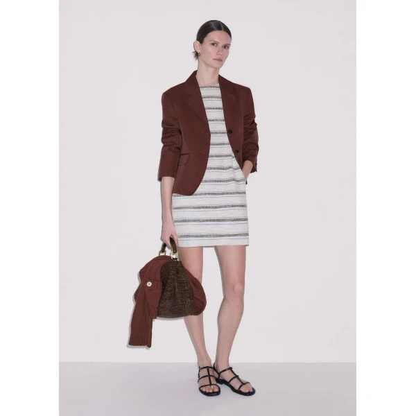 Me and Em A-Line Mini Dress
Textured Jersey Dress, view 4