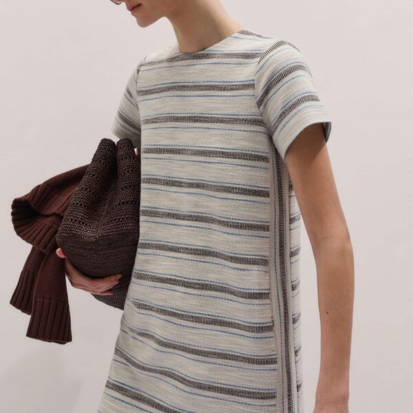 Textured Jersey – luxury British Multicolour in Me and Em exclusively at Coveti