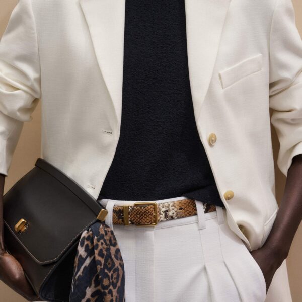 Bouclé Jersey – luxury British Black in Me and Em exclusively at Coveti