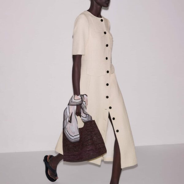Textured Tweed – luxury British Ivory in Me and Em exclusively at Coveti