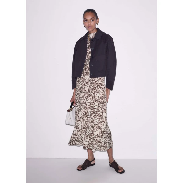 Me and Em Cocoon Sleeve Jacket
Cotton Twill Jacket, view 2