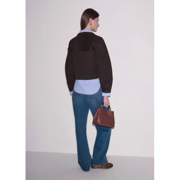 Me and Em Cocoon Sleeve Jacket
Cotton Twill Jacket, view 3