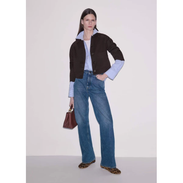 Me and Em Cocoon Sleeve Jacket
Cotton Twill Jacket, view 4
