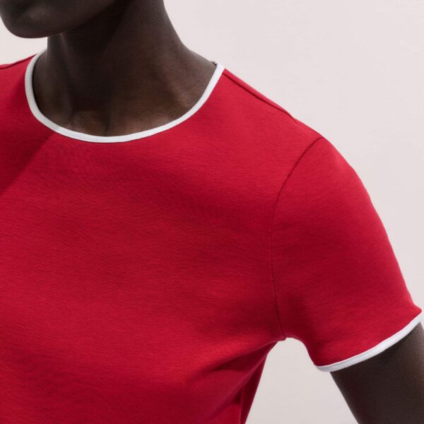 Me and Em Contrast Trim Slim Tee