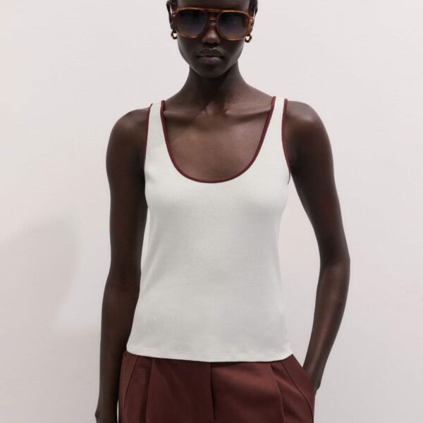 Cotton Jersey – luxury British White in Me and Em exclusively at Coveti