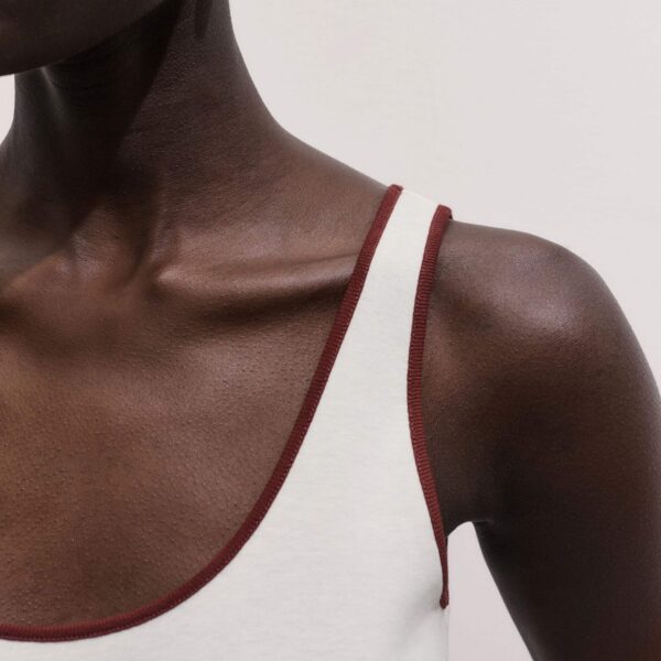 Me and Em Contrast Trim Slim Vest