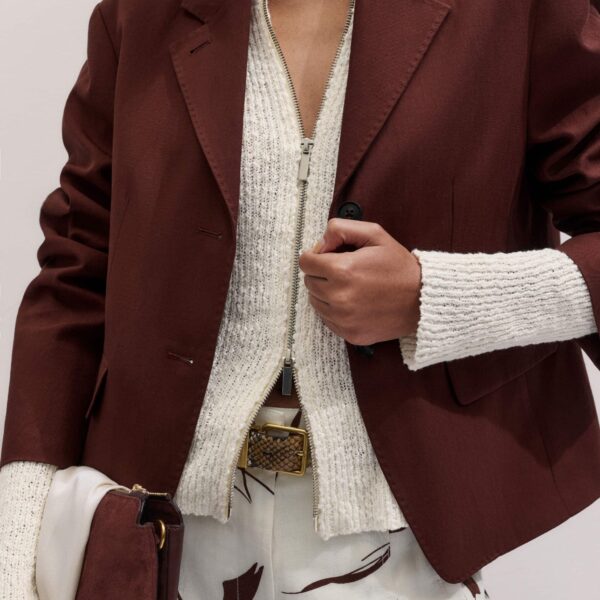 Cotton Bouclé – luxury British Ivory in Me and Em exclusively at Coveti
