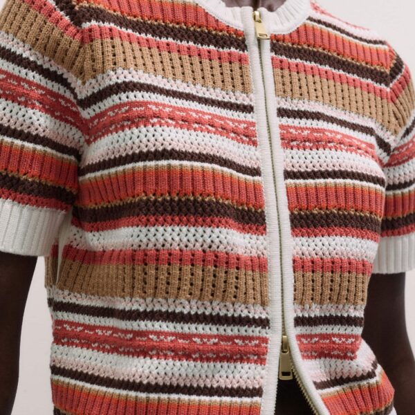 Me and Em Double Zip Knit Tee