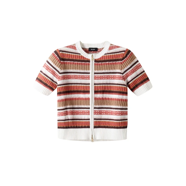 Me and Em Double Zip Knit Tee