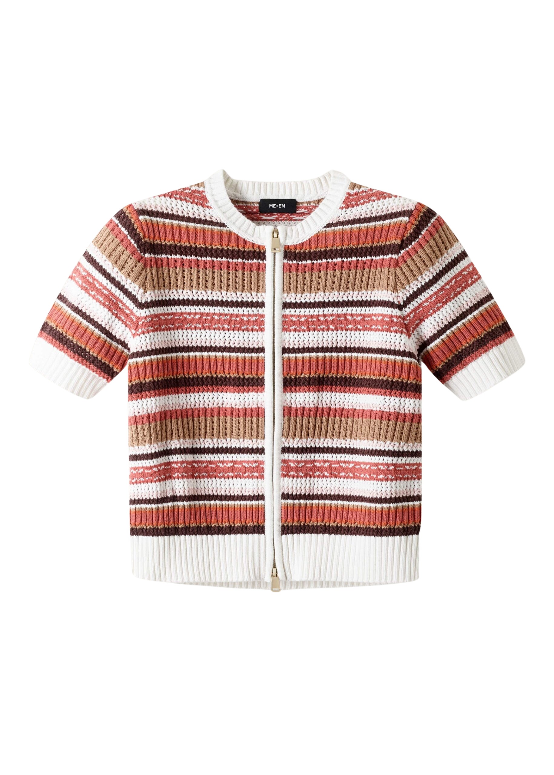 Me and Em Double Zip Knit Tee