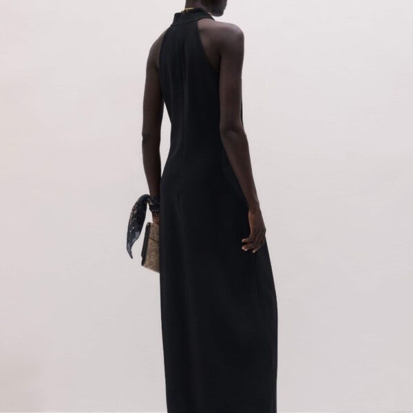 Fluid Crepe – luxury British Black in Me and Em exclusively at Coveti