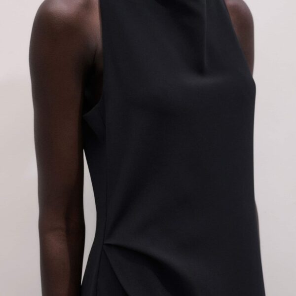 Me and Em Draped Full-Length Dress