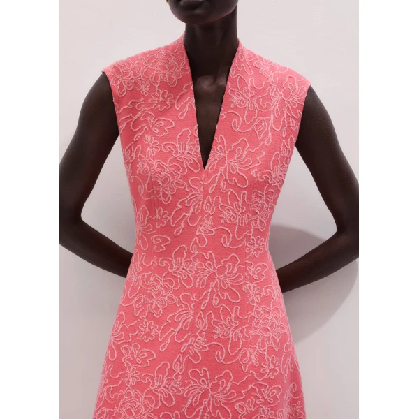Me and Em Fit + Flare Maxi Dress
Jacquard Jersey Dress, view 5