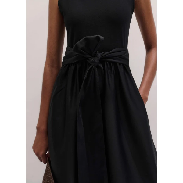 Me and Em Fit + Flare Maxi Dress
Jersey + Poplin Dress, view 5
