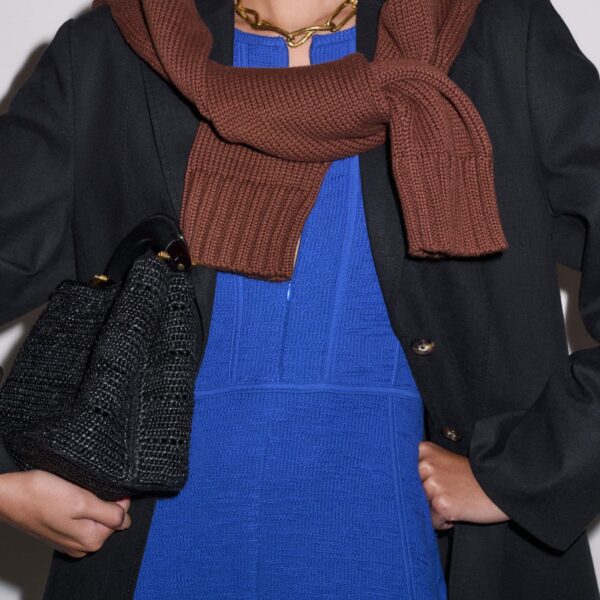 Textured Jersey – luxury British Blue in Me and Em exclusively at Coveti