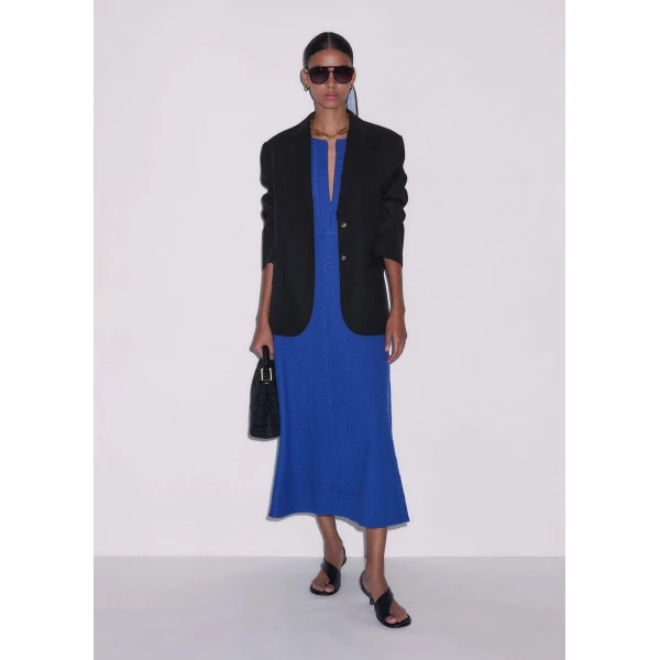 Me and Em Fit + Flare Maxi Dress
Textured Jersey Dress, view 4