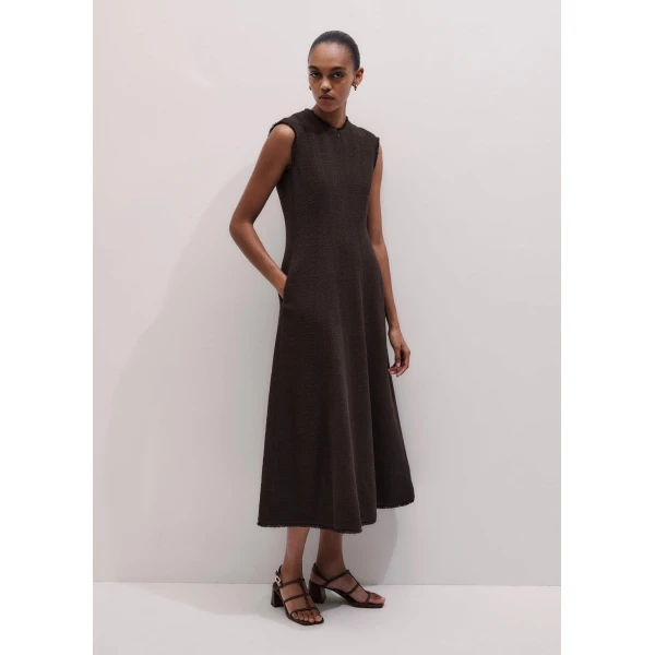 Me and Em Fit + Flare Maxi Dress
Textured Tweed Dress, view 2