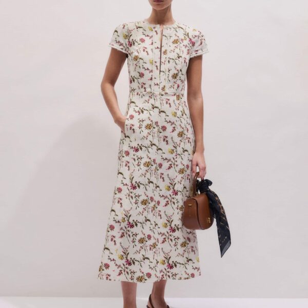 Me + Em Fit + Flare Midi Dress