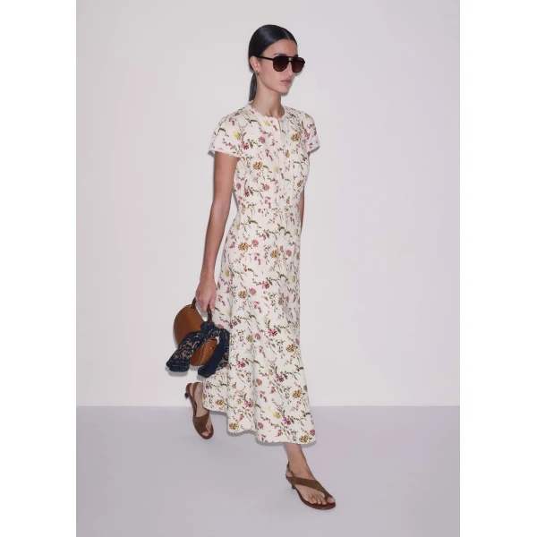 Me and Em Fit + Flare Midi Dress
Textured Cotton Dress, view 6