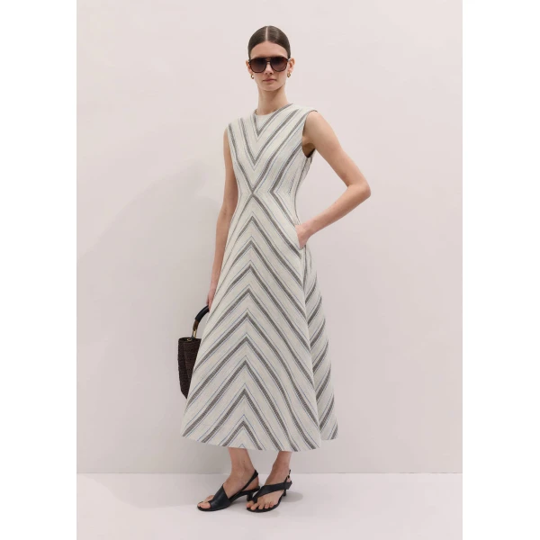 Me and Em Fit + Flare Midi Dress
Textured Jersey Dress, view 4