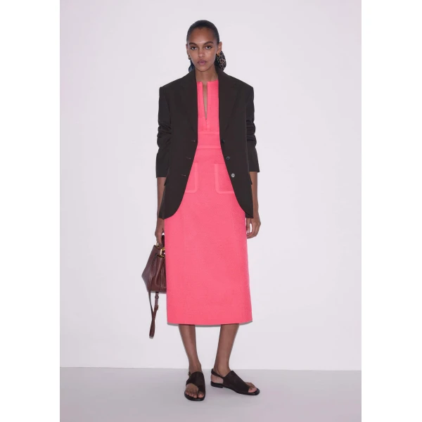 Me and Em Fit + Flare Midi Dress
Textured Tweed Dress, view 4