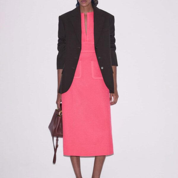 Textured Tweed – luxury British Pink in Me and Em exclusively at Coveti