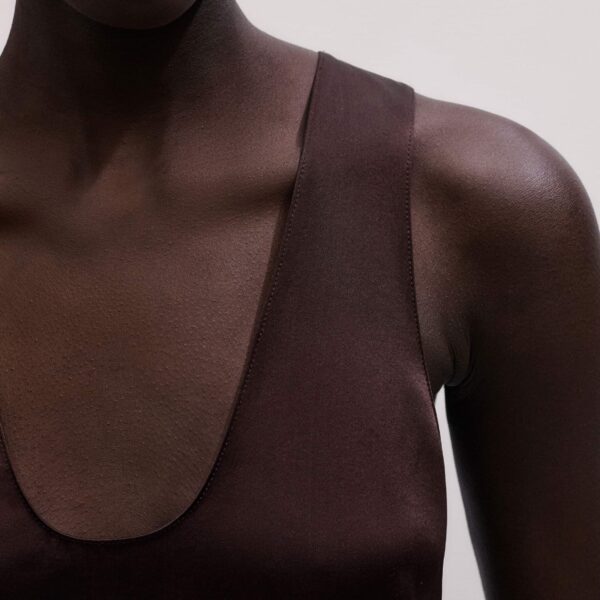 Silk Satin – luxury British Brown in Me and Em exclusively at Coveti